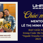 Chúc mừng Mentor Lê Thị Minh Nguyệt đã xuất sắc giành giải Nhất trong cuộc thi "Hùng biện - Người truyền cảm hứng" được bảo trợ bởi Toastmasters Việt Nam