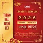 Thông báo nghỉ Tết Dương lịch 2026 – UHP Mentoring & Mentor Hoàn Phạm Lita gửi lời tri ân và chúc mừng năm mới