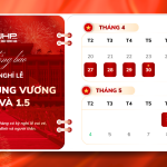 Thông báo lịch nghỉ lễ Giỗ Tổ Hùng Vương & 30/4 – 1/5 của UHP Mentoring & Training